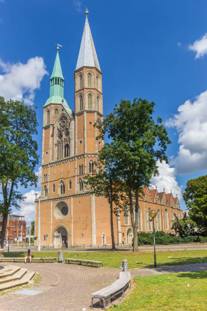 Historic Katarinenkirche church in the center of Braunschweig Historic Katarinenkirche church in the center of Braunschweig, Germany braunschweig stock pictures, royalty-free photos & images