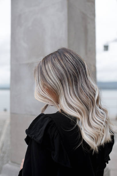 istock Woman with bleached hair 1319933223