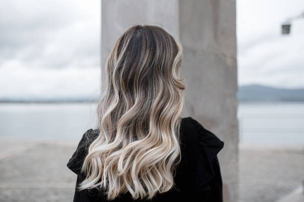 istock Woman with bleached hair 1319933265