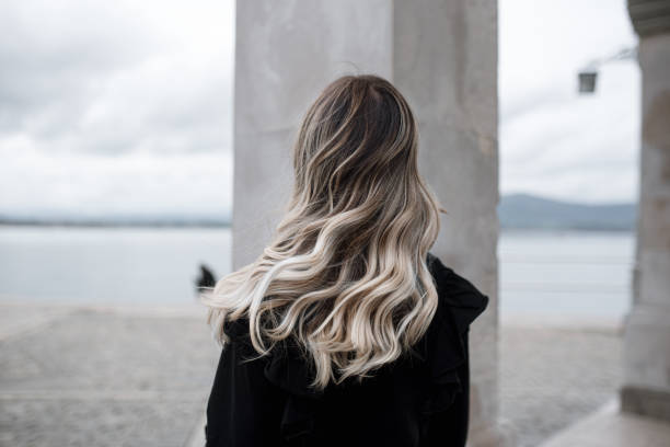 istock Woman with bleached hair 1319933316