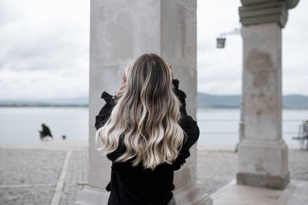 istock Woman with bleached hair 1319933893