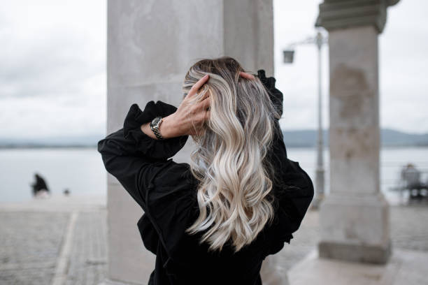 istock Woman with bleached hair 1319933897