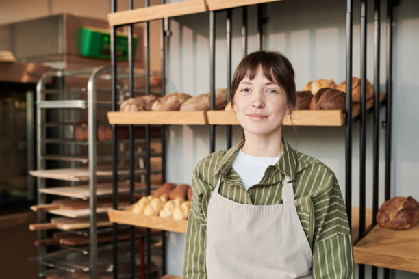 istock Woman in the bakery 1319936797