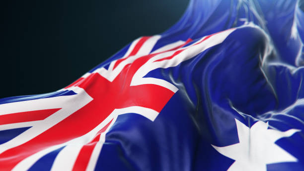 istock National Flag of Australia 1319936944