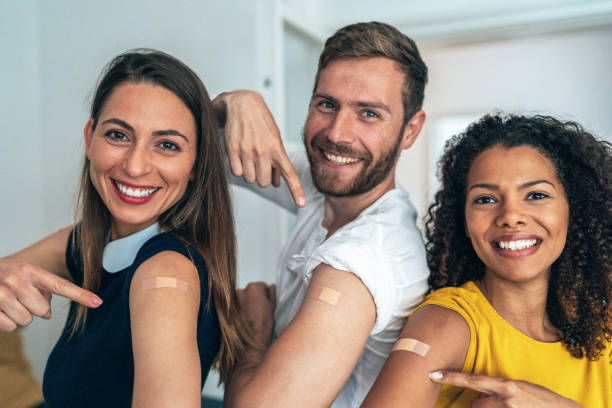 istock Feeling proud after getting covid-19 vaccine 1319942756