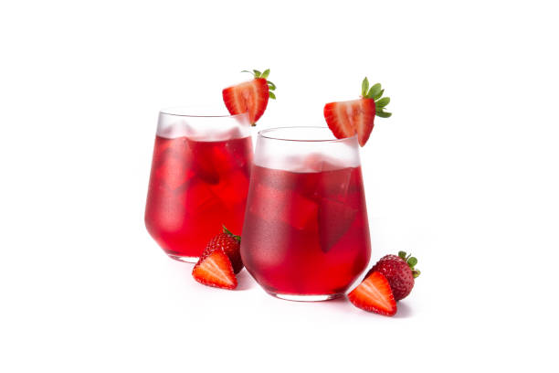 istock Strawberry cocktail in glass 1319943450
