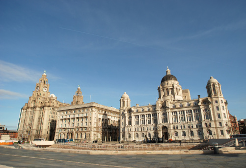 The three graces in Liverpool