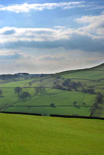 English countryside peak district