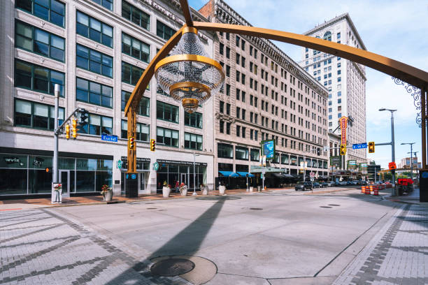 istock Euclid avenue in Cleveland, Ohio 1319951436
