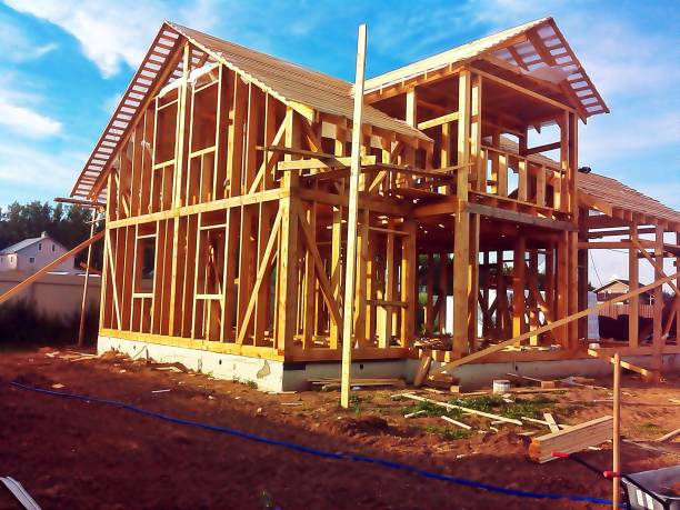 istock The frame of the house 1319951889