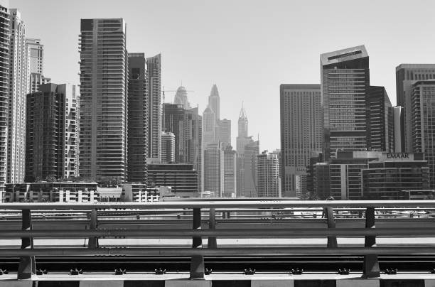architectural landscape in downtown Dubai