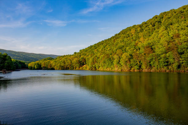 istock Evening reflections at Hungry Mother State Park 1319959736
