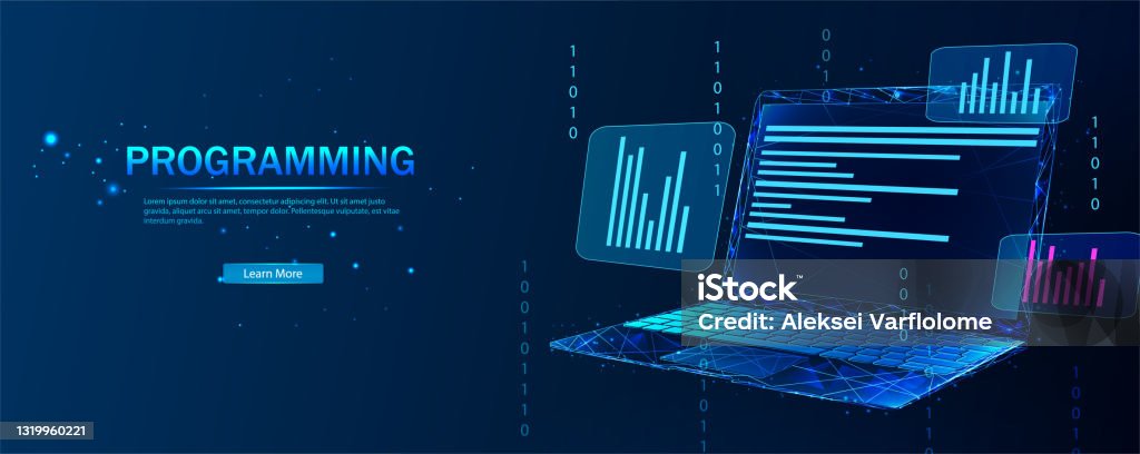 Software Web Development Programming Concept Abstract Programming ...