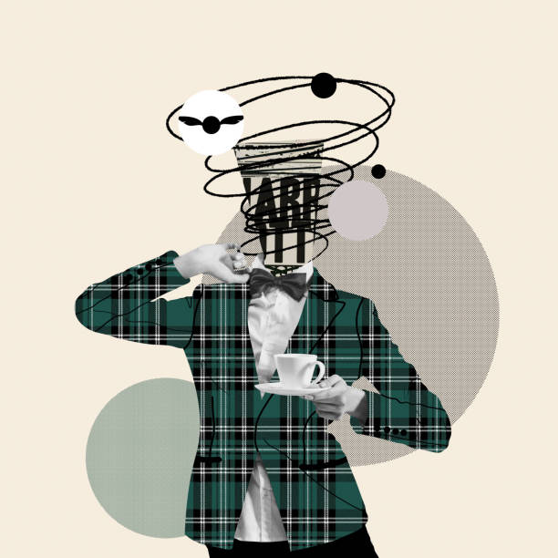 istock Modern design, contemporary art collage. Inspiration, idea, trendy urban magazine style. 1319962852