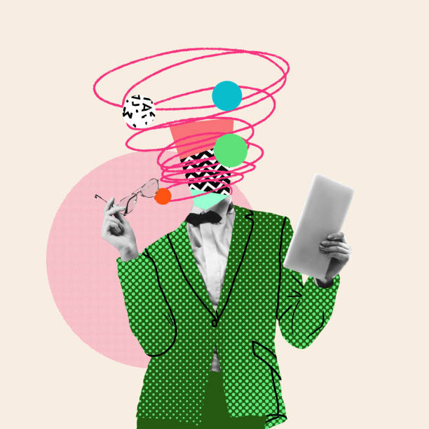 istock Modern design, contemporary art collage. Inspiration, idea, trendy urban magazine style. 1319963268