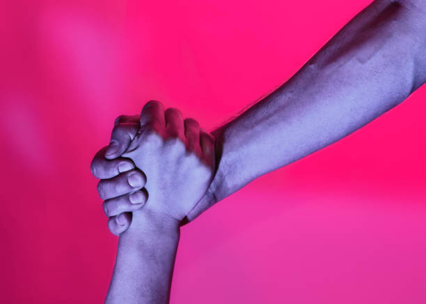 istock Metaphor of rescue, love, assistance. 1319964711