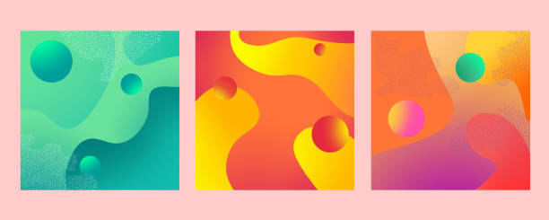 istock Modern, trendy design set for social media. Contemporary art. Creative conceptual and colorful collage. 1319966011