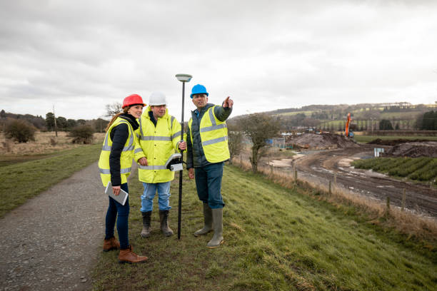 istock Discussing the Flood Defences 1319981307