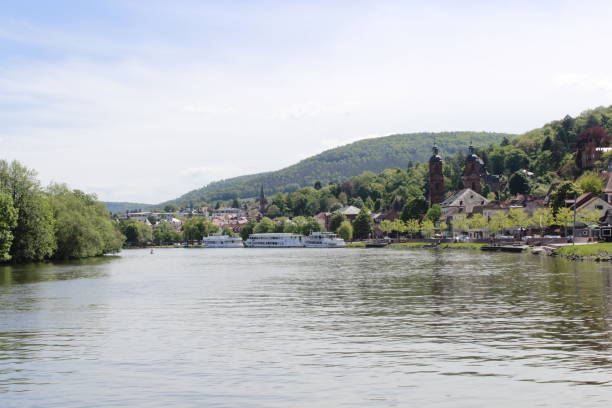 This is west end of Miltenberg where the river Main flows through