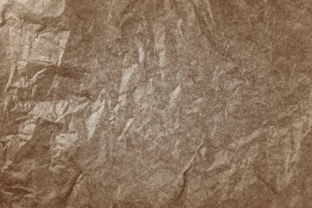 istock Background with aged crumpled brown paper texture 1319989793