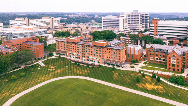 istock Ann Arbor Michigan Aerial view 1319991052