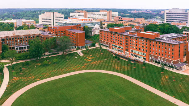 istock Ann Arbor Michigan Aerial view 1319991054