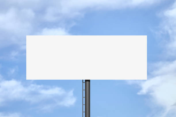 outdoor billboard - quadro de altura imagens e fotografias de stock