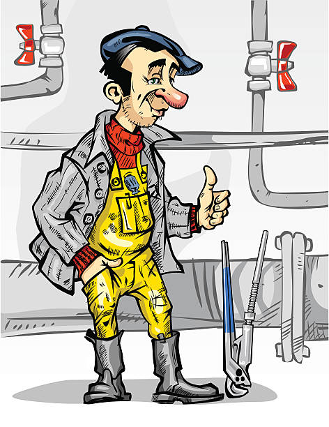 Plumber_val_1 - ilustração de arte em vetor