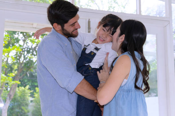 istock Family stays together at home. 1319997136