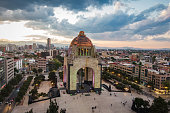 Historical Landmark Monument to the Revolution in Mexico City, Mexico