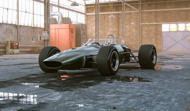 istock 3d render of beautiful vintage race car 1320002001