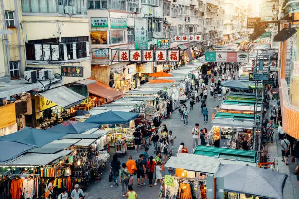 Photo of Shopping street in Hongkong, China