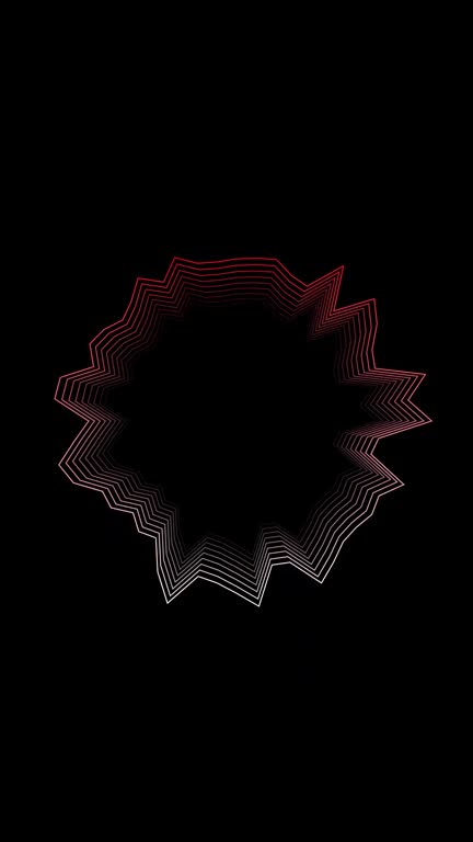 Vertical abstract logo promo pattern of circles with the effect of displacement white clean rings animation abstract background for business presentation seamless loop 4k render.
Suitable for overlay alpha