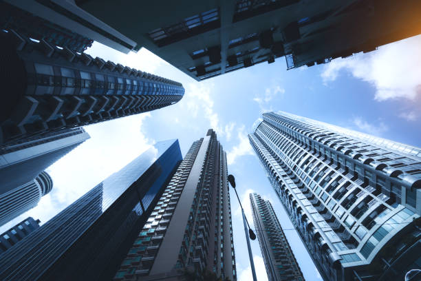 istock apartment buildings in Hong Kong, China 1320008132
