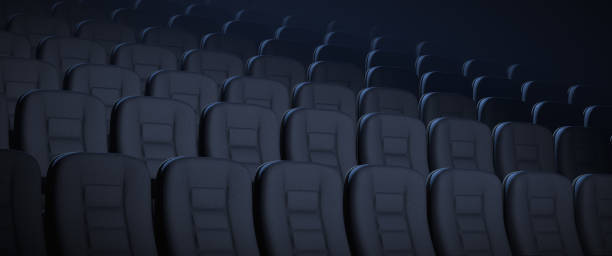 istock Empty rows of seats in the auditorium. Entertainment industry topics 1320008261
