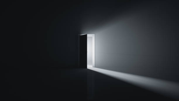 istock Entrance to the premises with bright light. 1320008272