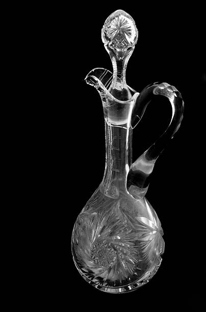 istock Vintage glass decanter 132001267