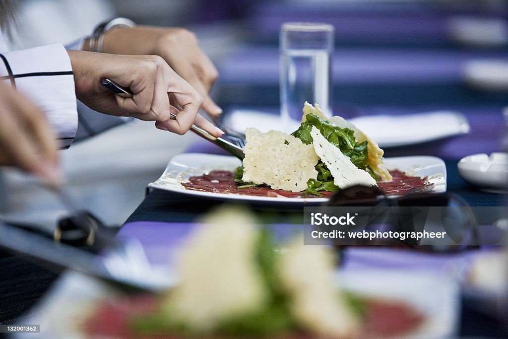 Tasteful dining Tasteful dining, blurred, canon 1Ds mark III Carpaccio - Food Stock Photo