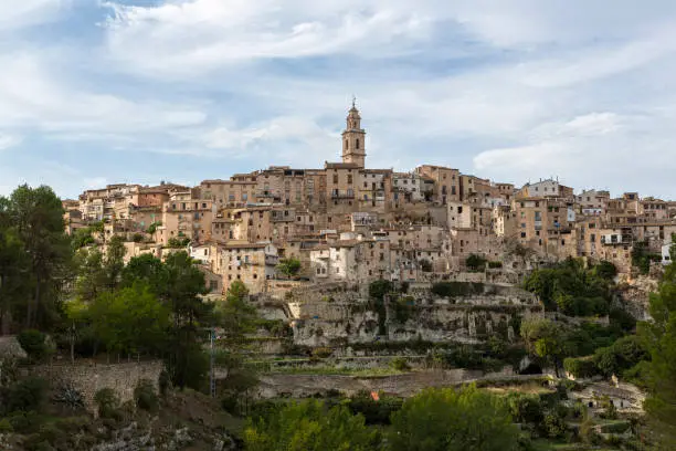 Photo of Bocairent medieval village of the Mediterranean in the province of Valencia, Valencian Autonomous Community, Spain