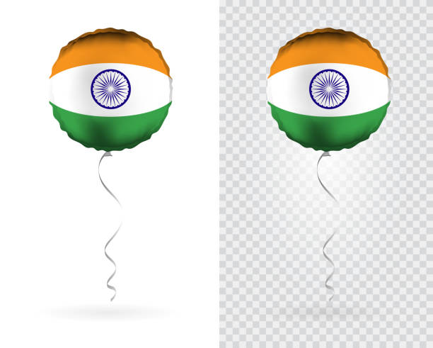 istock Foil Balloons in Vector. National Flag of India. 1320028433