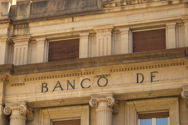 istock Facade of a bank building 1320033805