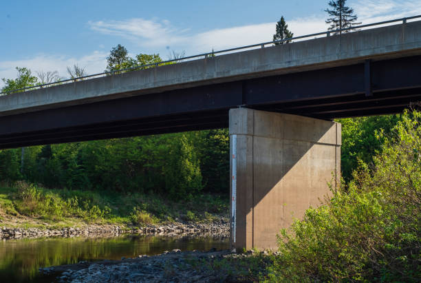 istock Water Level Gauge on a Side of a Bridge 1320039967