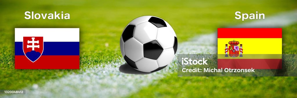 Football international EM 2020/2021 Chalk - Art Equipment Stock Photo