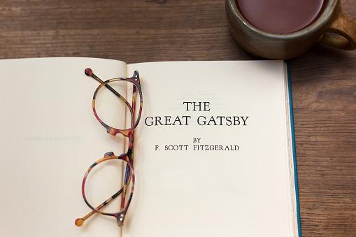 Open Book, Title Page: The Great Gatsby