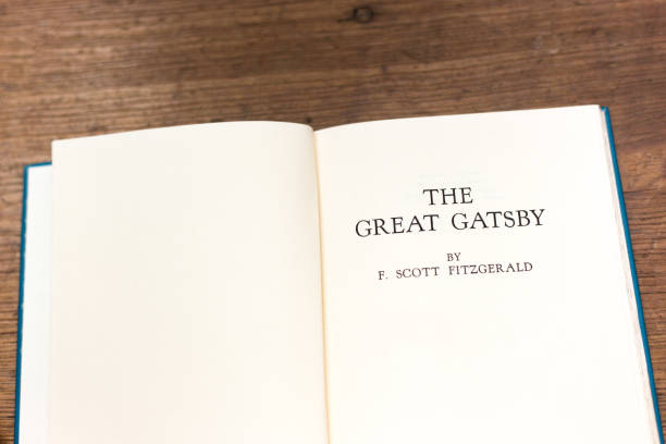 istock Open Book, Title Page: The Great Gatsby 1320058279