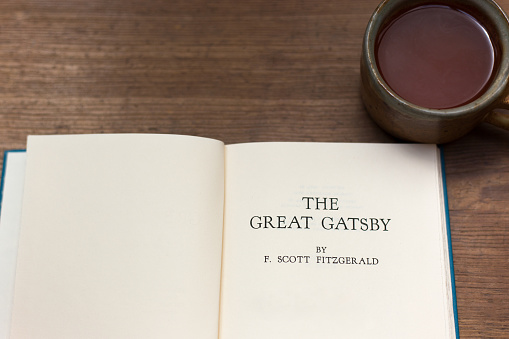 Open Book, Title Page: The Great Gatsby