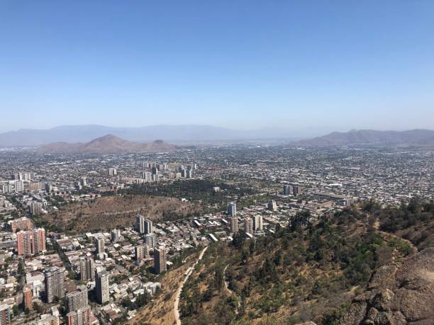 istock Santiago view from the top 1320063114