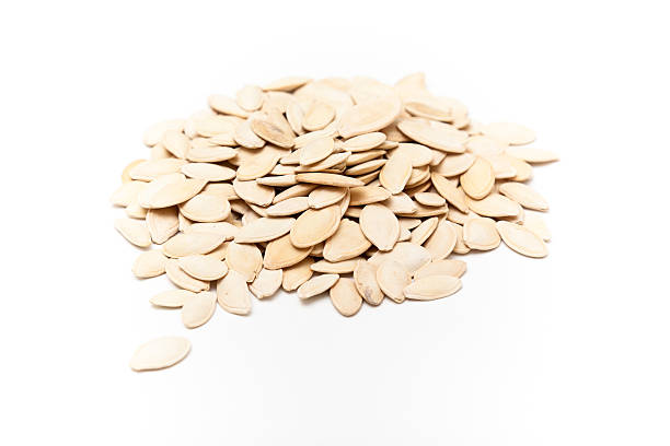 Pumpkin seeds stock photo