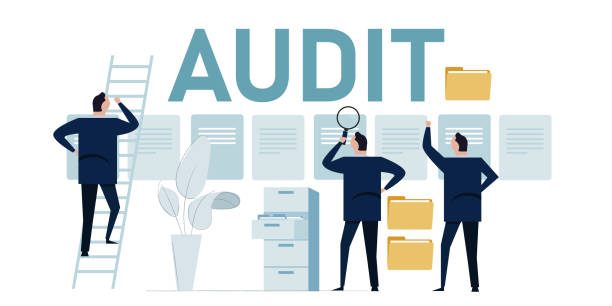 audit business auditing accounting analyze inspection finance control management audit business auditing accounting analyze inspection finance control management vector audit stock illustrations