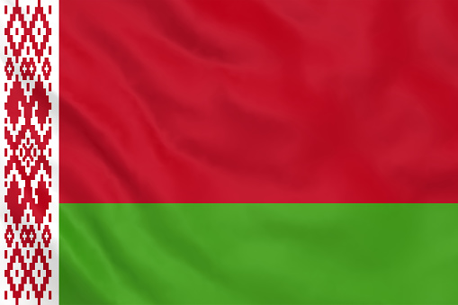 Belarus flag waving